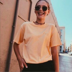 brandy melville honey shirt